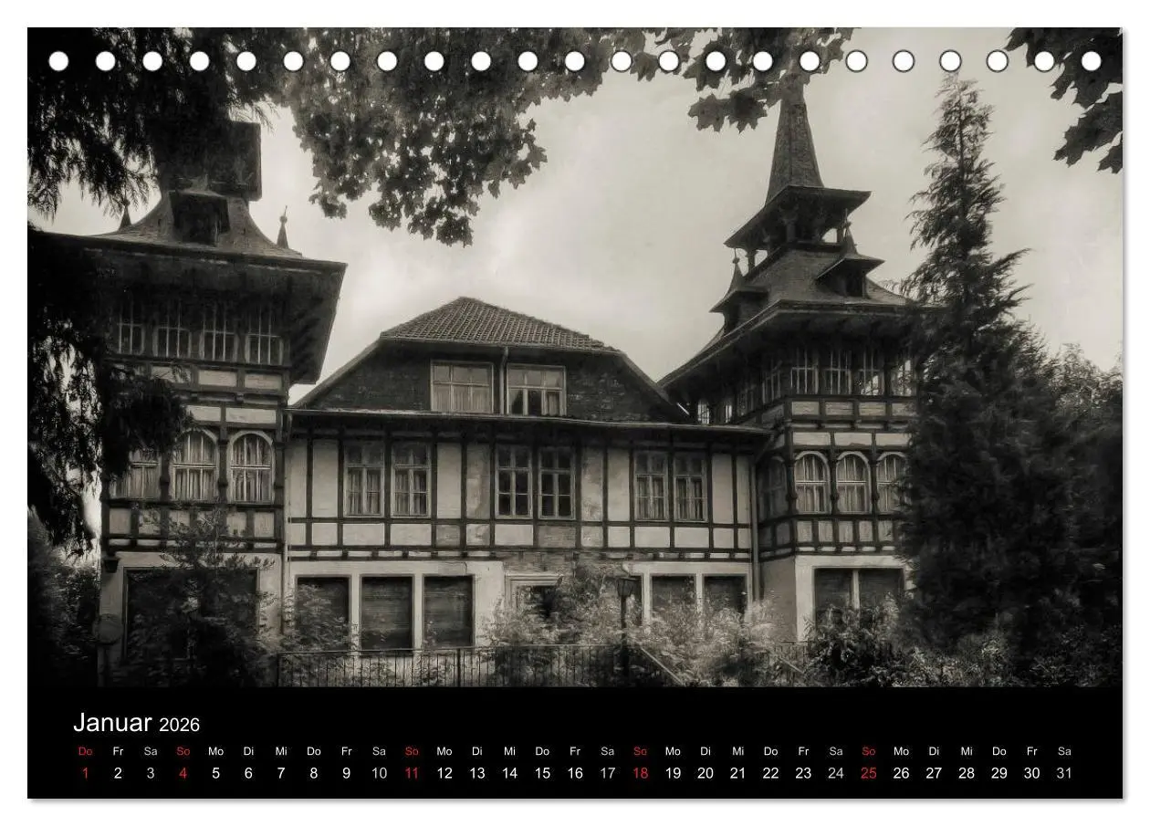 Bild: 9783457998755 | Lost Places Geisterhäuser (Tischkalender 2026 DIN A5 quer),...