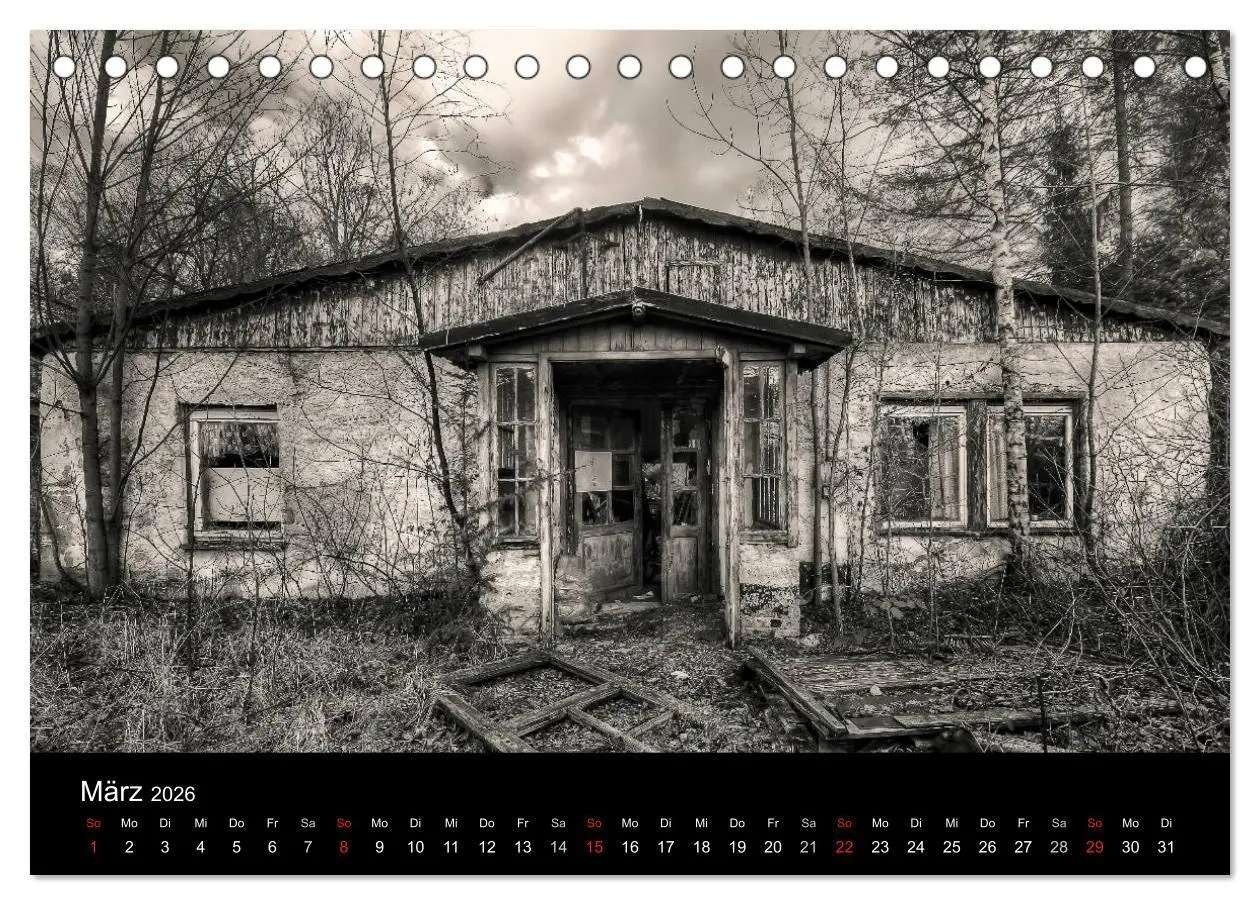 Bild: 9783457998755 | Lost Places Geisterhäuser (Tischkalender 2026 DIN A5 quer),...