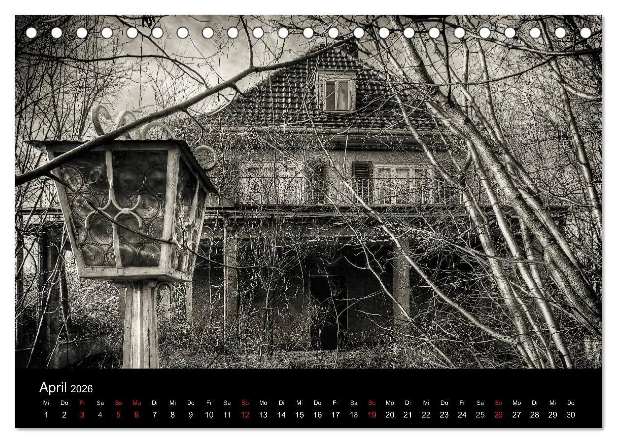 Bild: 9783457998755 | Lost Places Geisterhäuser (Tischkalender 2026 DIN A5 quer),...