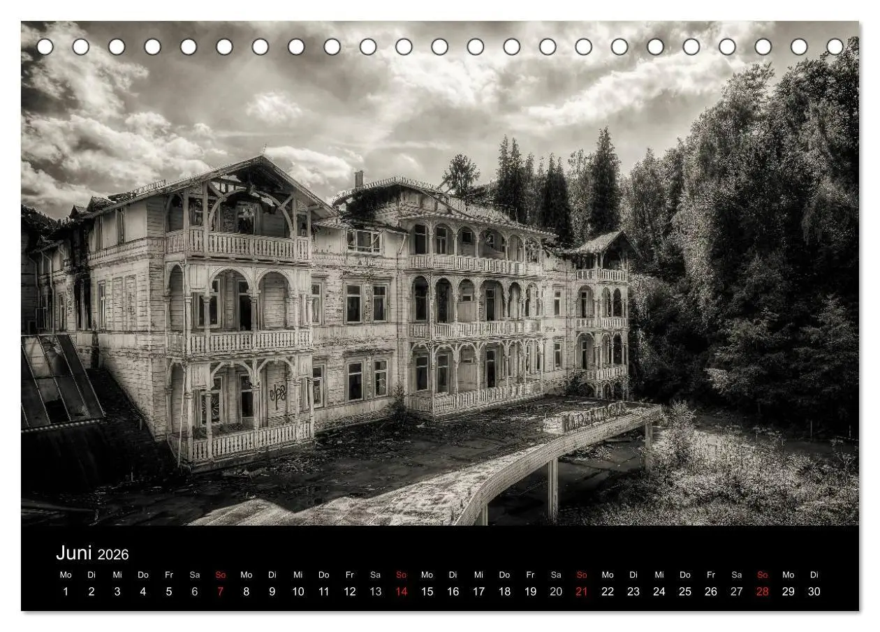 Bild: 9783457998755 | Lost Places Geisterhäuser (Tischkalender 2026 DIN A5 quer),...