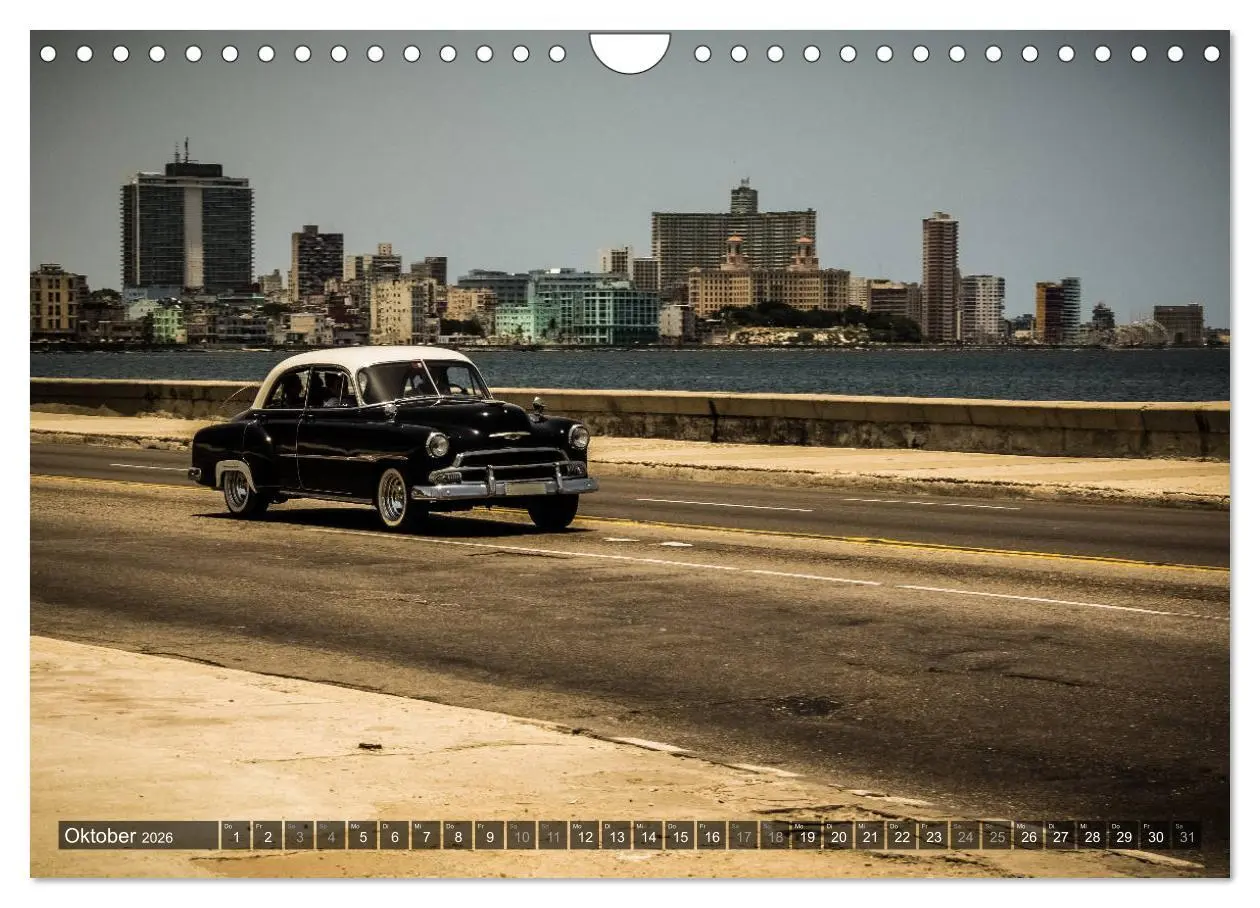 Bild: 9783516088755 | Kuba Nostalgie 2026 (Wandkalender 2026 DIN A4 quer), CALVENDO...