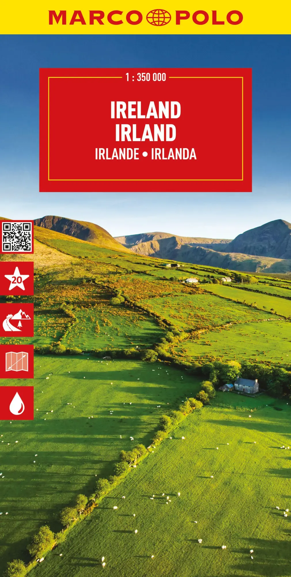 Cover: 9783575018755 | MARCO POLO Reisekarte Irland 1:350.000 | (Land-)Karte | Deutsch | 2024