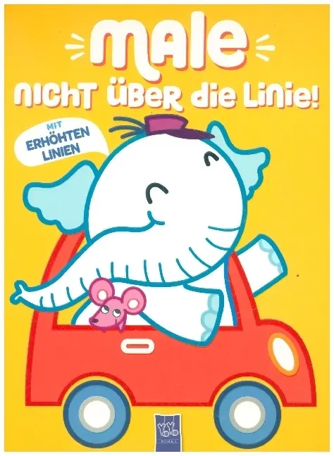 Cover: 9789463788755 | Male nicht über die Linie - Gelb | Mit erhöhten Linien | Taschenbuch