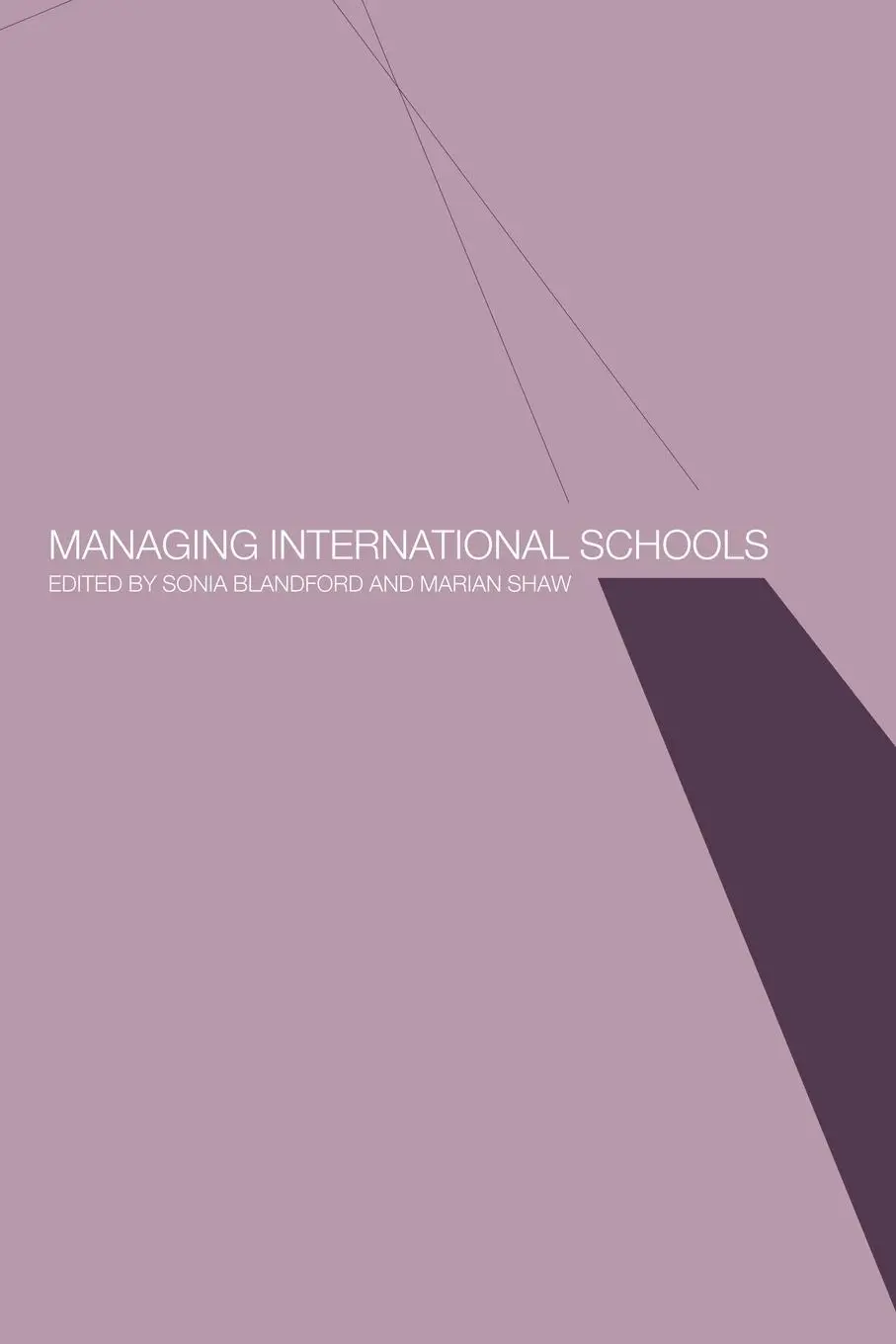 Cover: 9780415228855 | Managing International Schools | Sonia Blandford (u. a.) | Taschenbuch