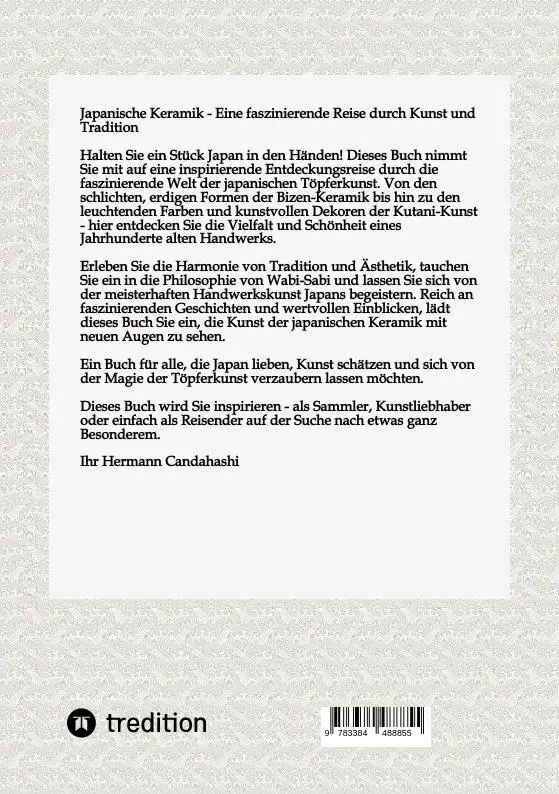 Rückseite: 9783384488855 | Japanische Keramik: Von Raku bis Kutani | Hermann Candahashi | Buch