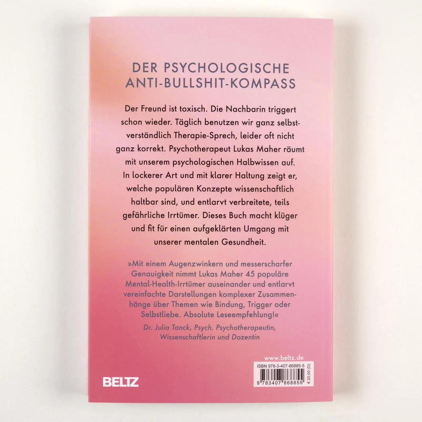 Rückseite: 9783407868855 | Trigger, Trauma, toxisch | Lukas Maher | Taschenbuch | 272 S. | 2025