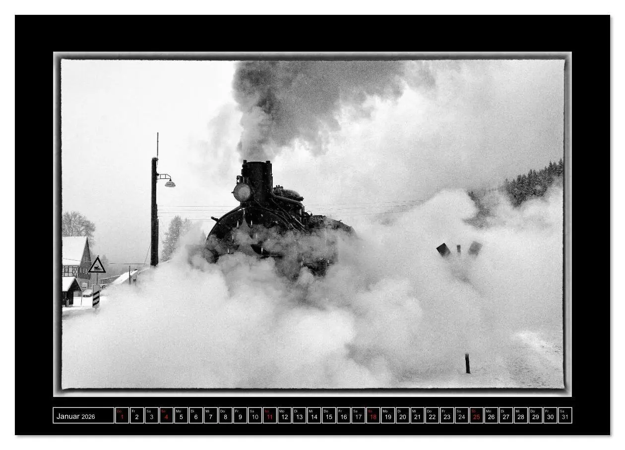 Bild: 9783516078855 | Die Preßnitztalbahn (Wandkalender 2026 DIN A2 quer), CALVENDO...