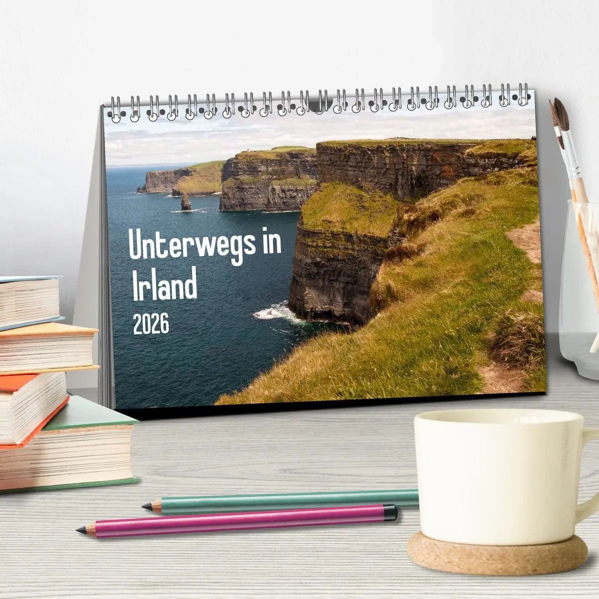 Bild: 9783516148855 | Unterwegs in Irland (Tischkalender 2026 DIN A5 quer), CALVENDO...