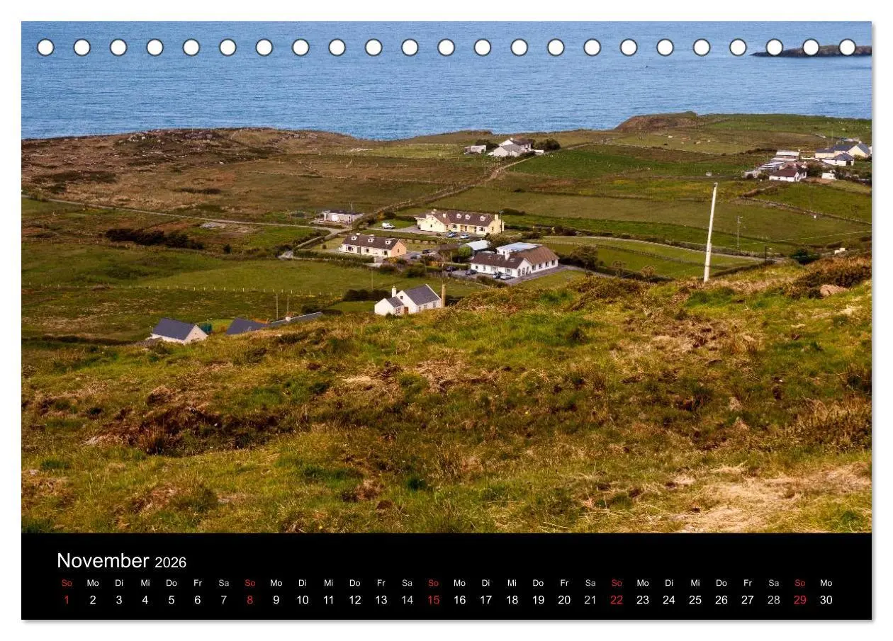 Bild: 9783516148855 | Unterwegs in Irland (Tischkalender 2026 DIN A5 quer), CALVENDO...