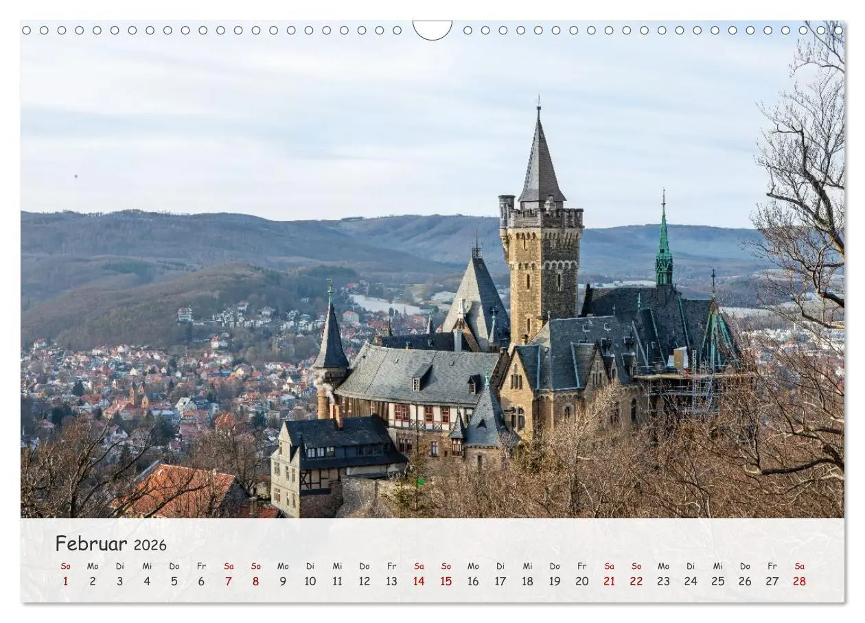 Bild: 9783516458855 | Wernigerode - Historische Fachwerkstadt am Harz (Wandkalender 2026...