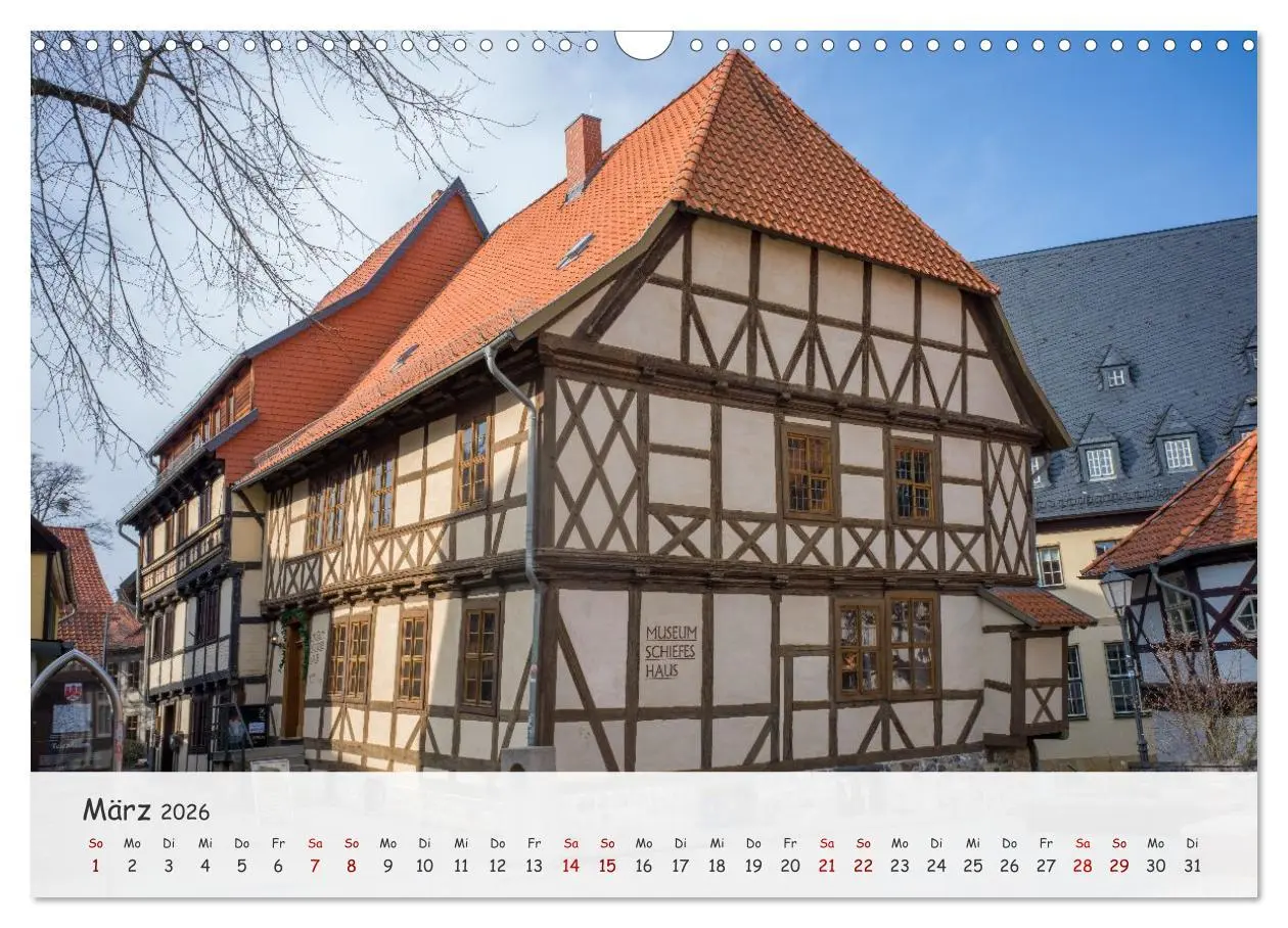 Bild: 9783516458855 | Wernigerode - Historische Fachwerkstadt am Harz (Wandkalender 2026...