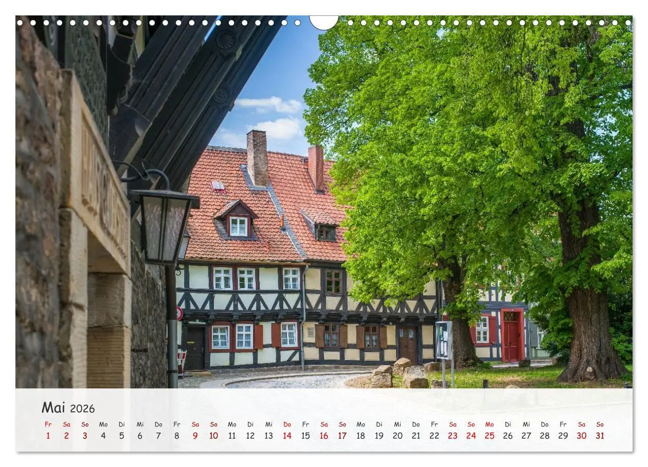 Bild: 9783516458855 | Wernigerode - Historische Fachwerkstadt am Harz (Wandkalender 2026...
