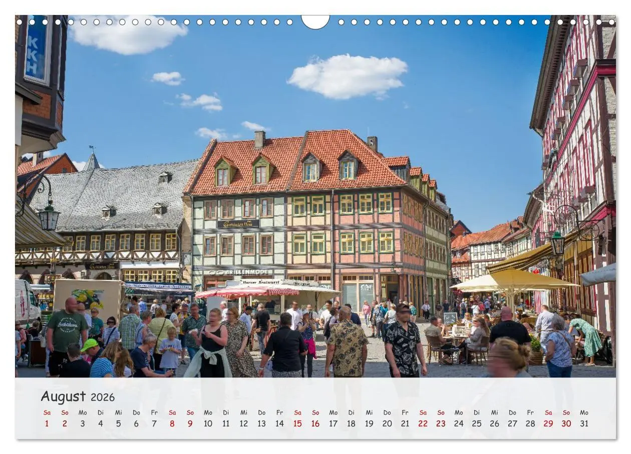 Bild: 9783516458855 | Wernigerode - Historische Fachwerkstadt am Harz (Wandkalender 2026...
