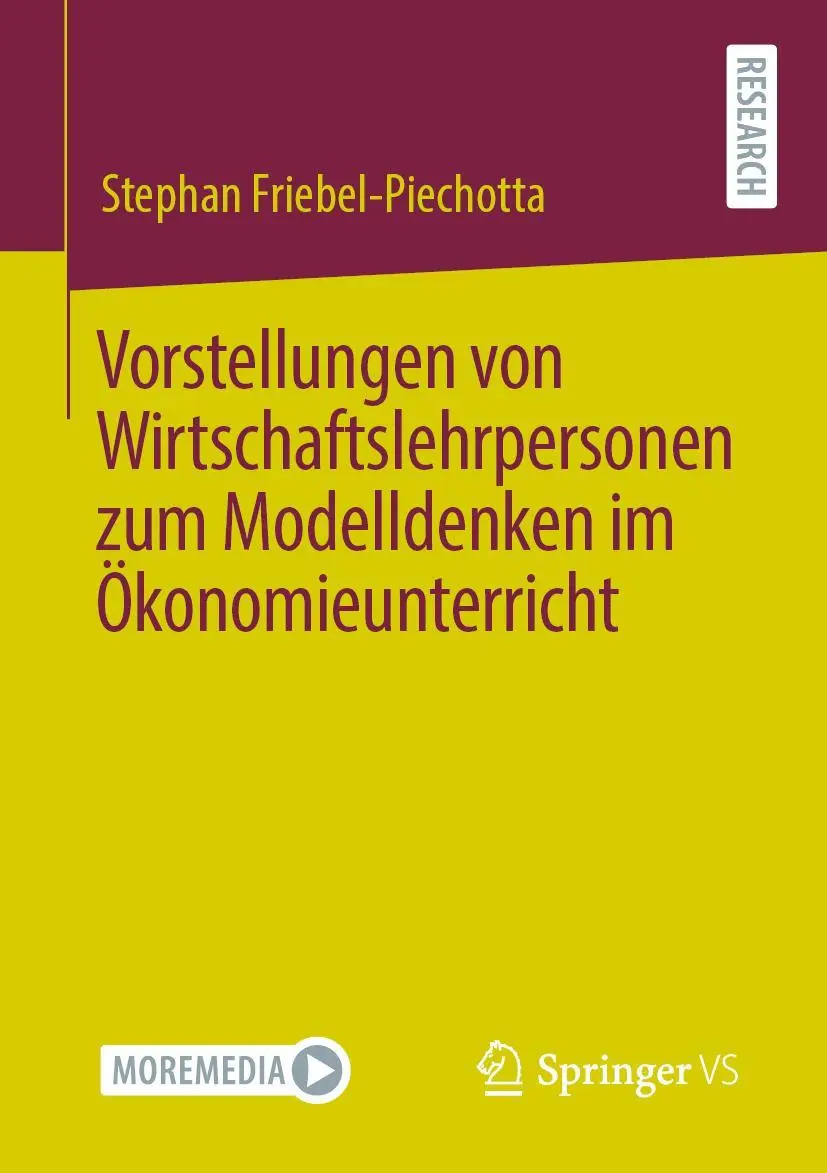 Cover: 9783658338855 | Vorstellungen von Wirtschaftslehrpersonen zum Modelldenken im...