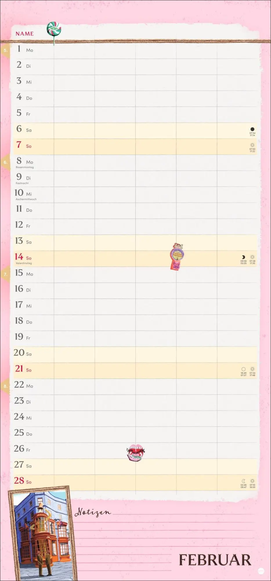 Bild: 9783756418855 | Harry Potter Familienplaner 2027 | Kalender | 15 S. | Deutsch | 2027