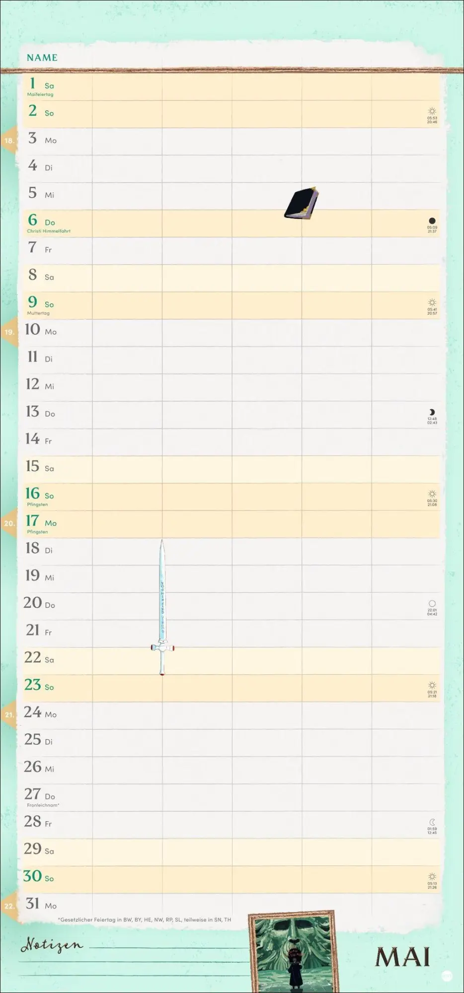 Bild: 9783756418855 | Harry Potter Familienplaner 2027 | Kalender | 15 S. | Deutsch | 2027