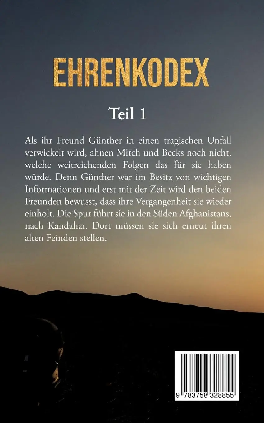 Rückseite: 9783758328855 | Ehrenkodex | Teil I | Alexander West | Taschenbuch | Dunkle Schatten
