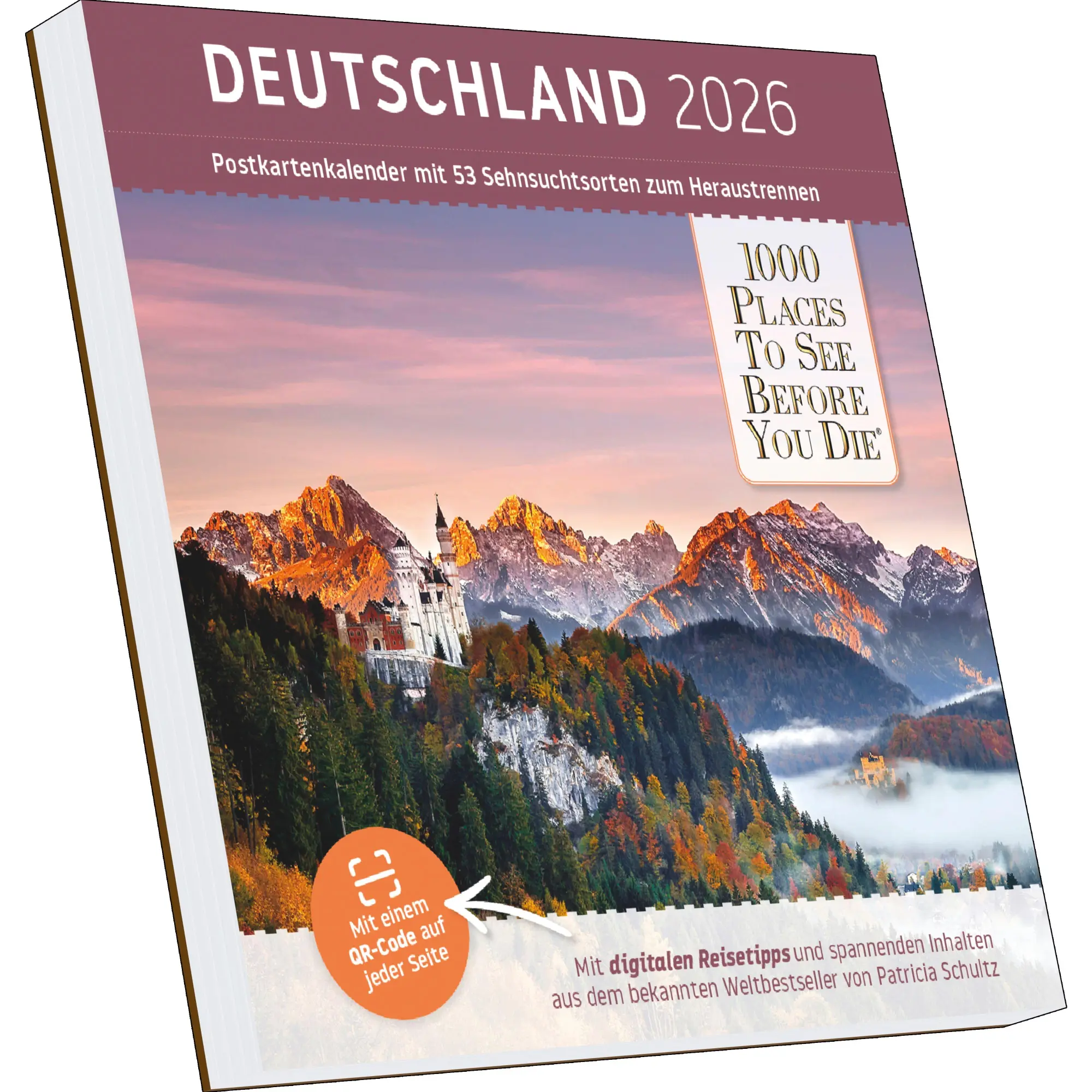 Cover: 9783961418855 | Deutschland Postkartenkalender | 1000 Places Postkartenkalender