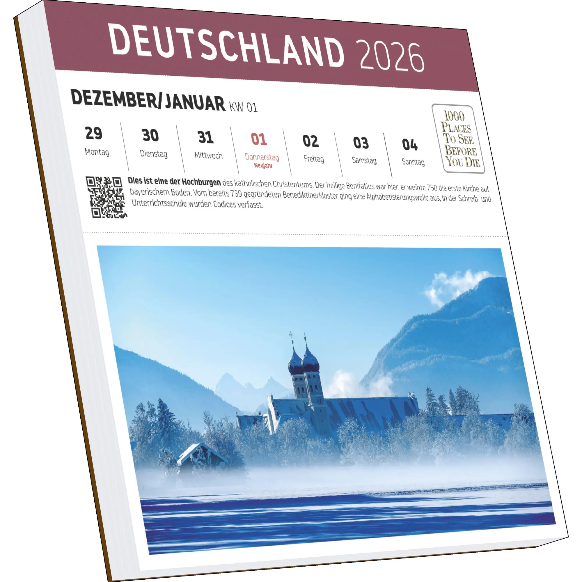 Bild: 9783961418855 | Deutschland Postkartenkalender | 1000 Places Postkartenkalender
