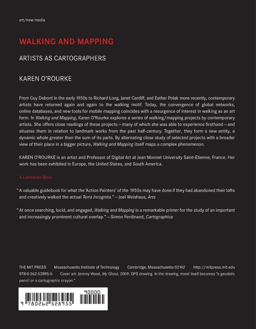 Rückseite: 9780262528955 | Walking and Mapping | Artists as Cartographers | Karen O'Rourke | Buch
