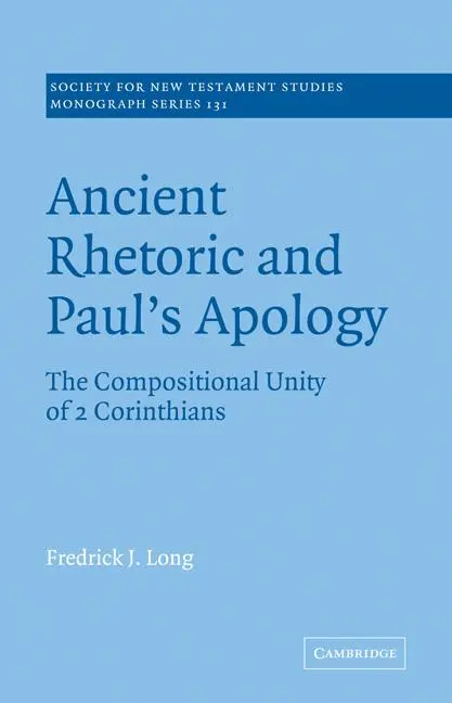 Cover: 9780521078955 | Ancient Rhetoric and Paul's Apology | Fredrick J. Long | Taschenbuch