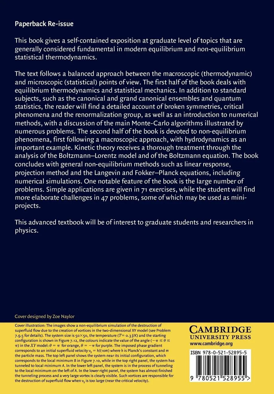Rückseite: 9780521528955 | Equilibrium and Non-Equilibrium Statistical Thermodynamics | Buch