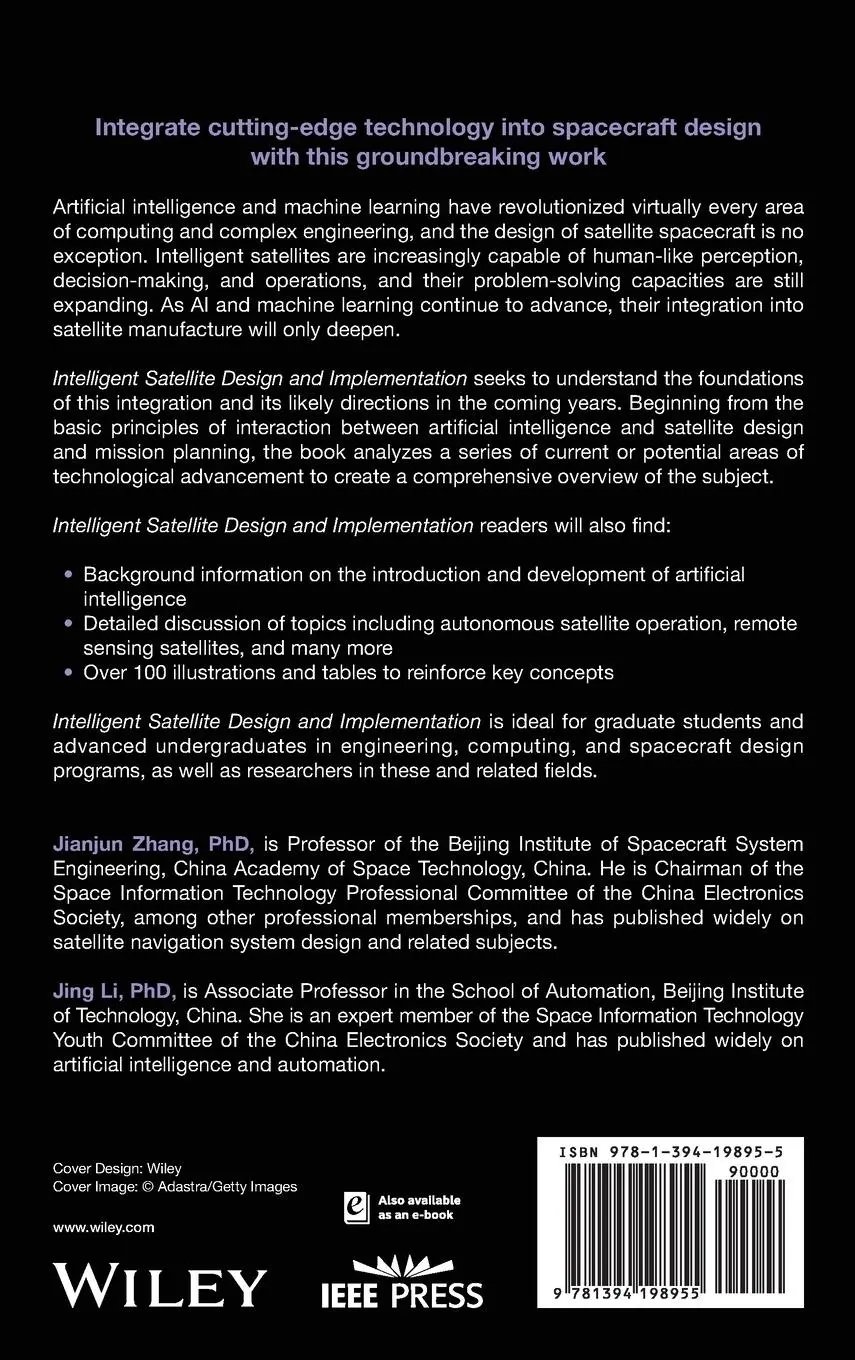 Rückseite: 9781394198955 | Intelligent Satellite Design and Implementation | Zhang (u. a.) | Buch