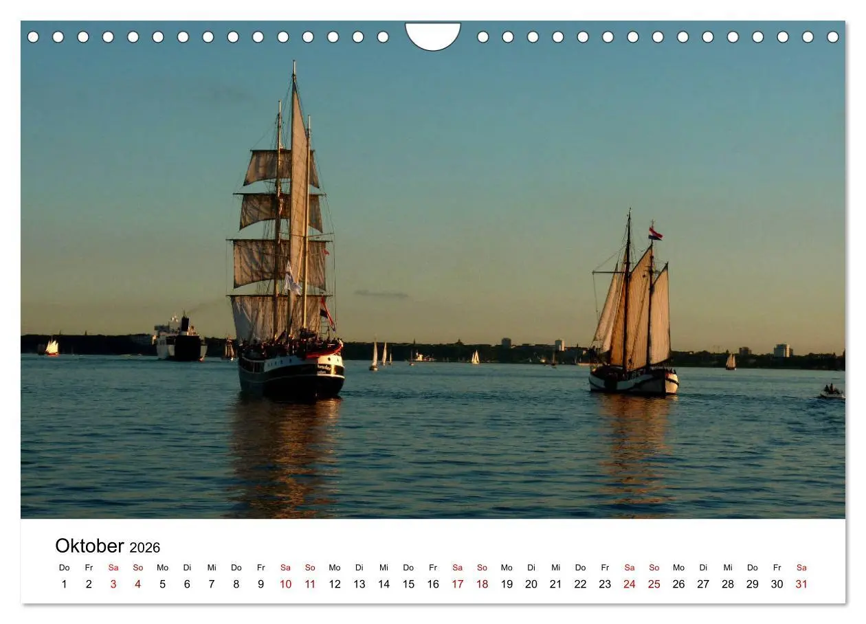 Bild: 9783457808955 | Impressionen von der Kieler Förde (Wandkalender 2026 DIN A4 quer),...