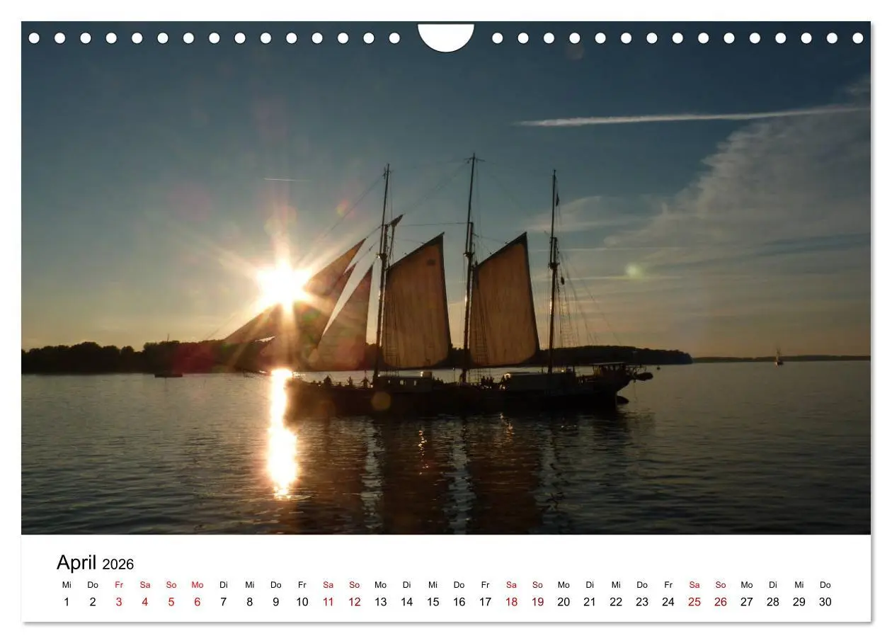 Bild: 9783457808955 | Impressionen von der Kieler Förde (Wandkalender 2026 DIN A4 quer),...