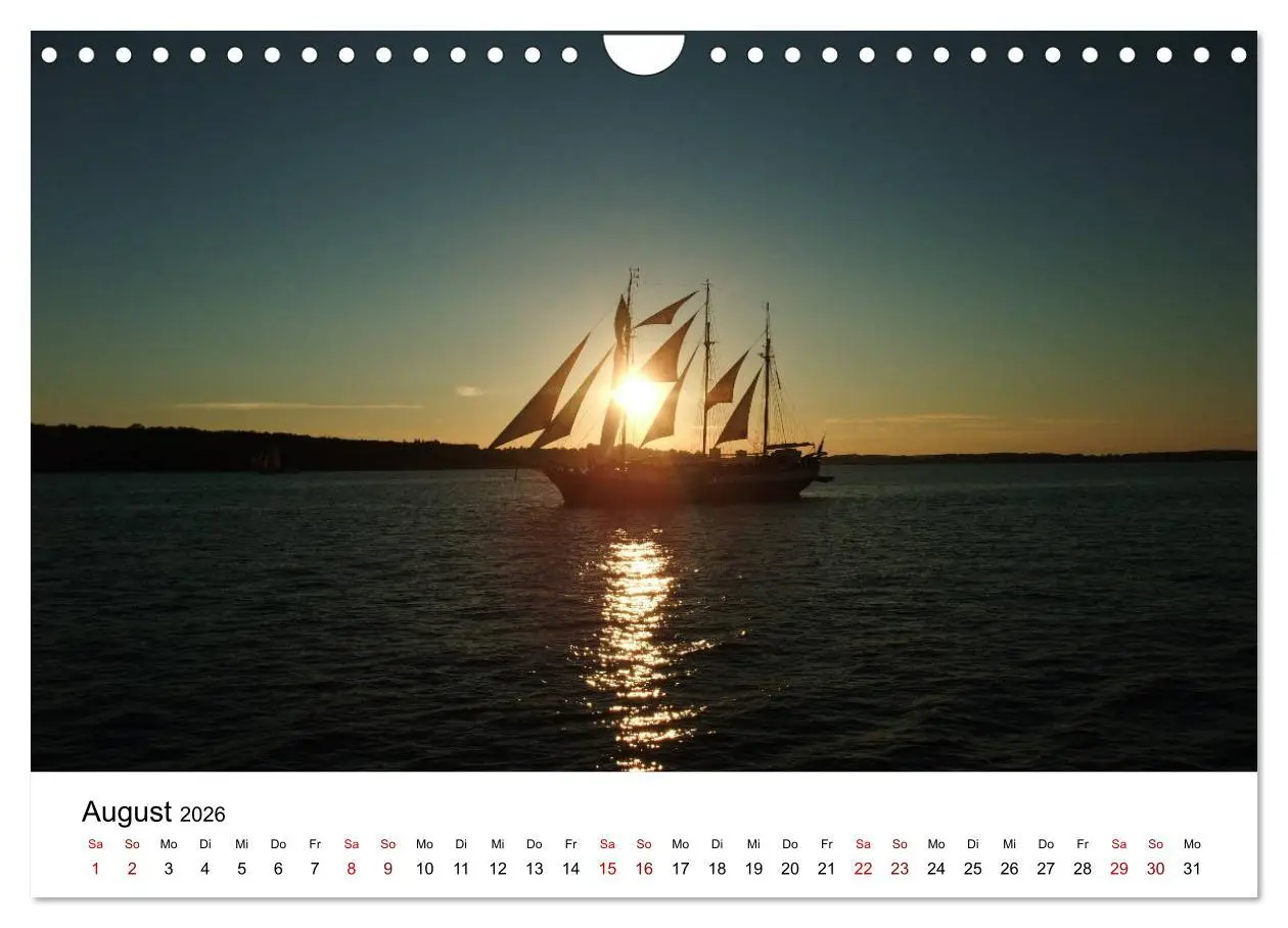 Bild: 9783457808955 | Impressionen von der Kieler Förde (Wandkalender 2026 DIN A4 quer),...