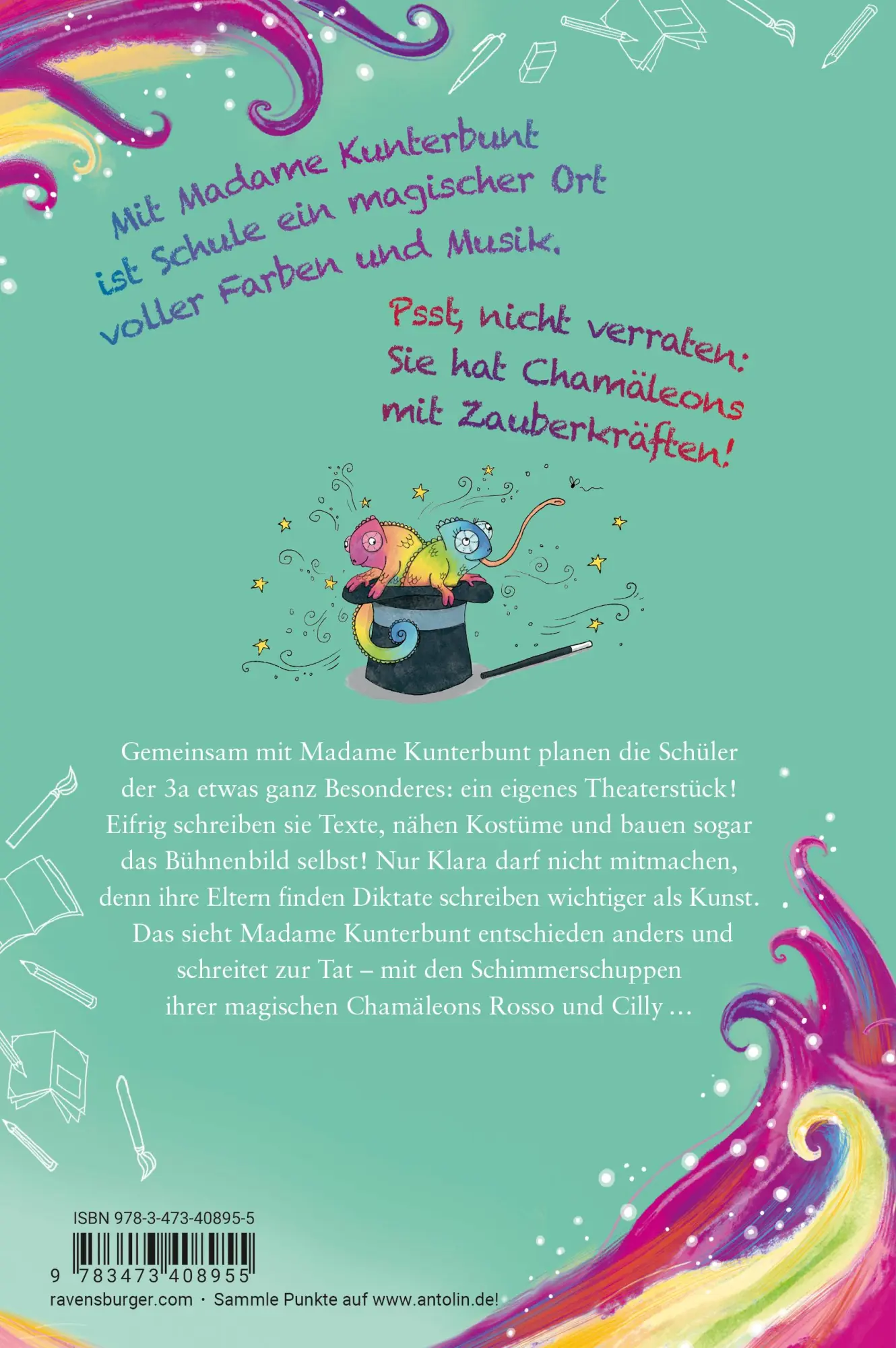 Rückseite: 9783473408955 | Madame Kunterbunt, Band 3 - Madame Kunterbunt und das Rätsel des...