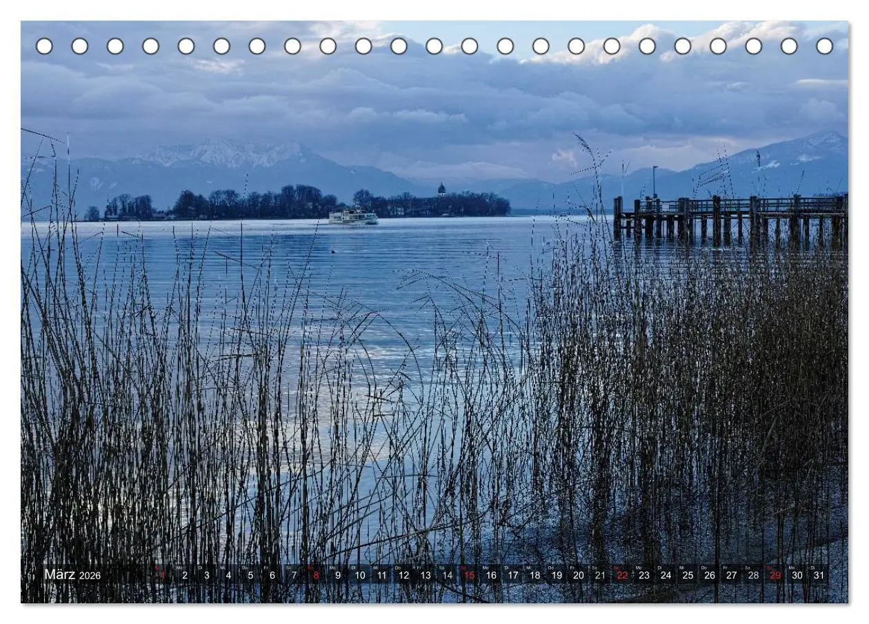 Bild: 9783516138955 | Stille Tage am Chiemsee (Tischkalender 2026 DIN A5 quer), CALVENDO...
