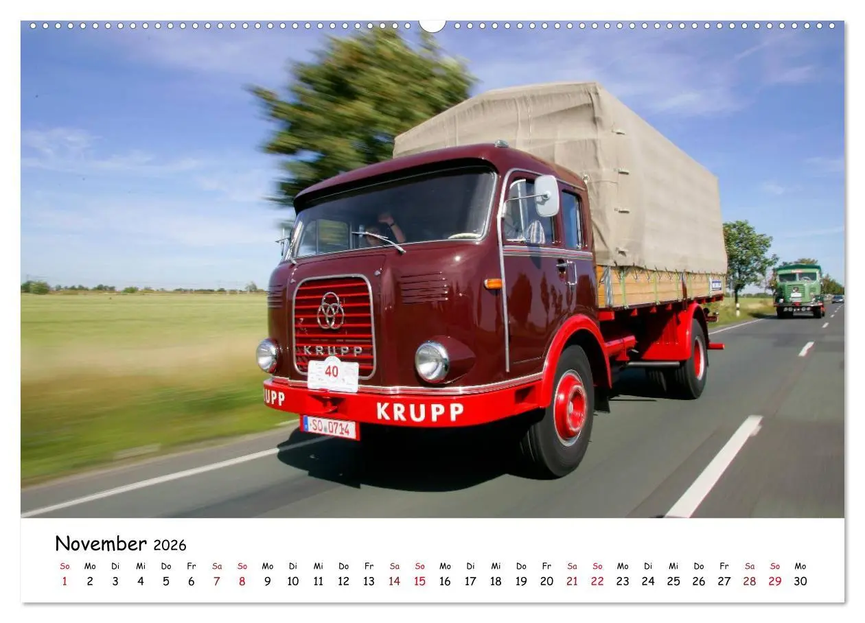 Bild: 9783516208955 | Klassische Lastkraftwagen (hochwertiger Premium Wandkalender 2026...