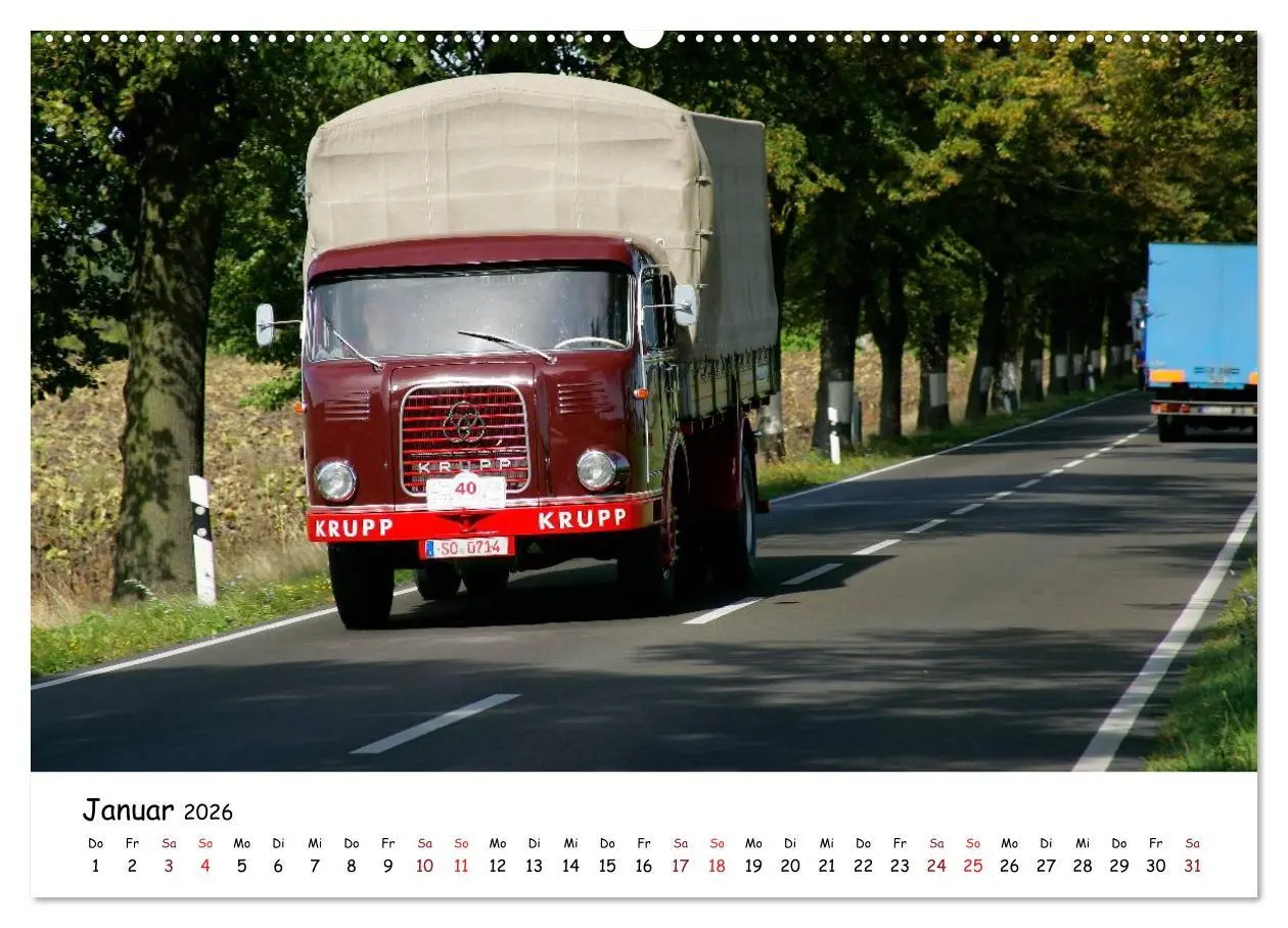 Bild: 9783516208955 | Klassische Lastkraftwagen (hochwertiger Premium Wandkalender 2026...