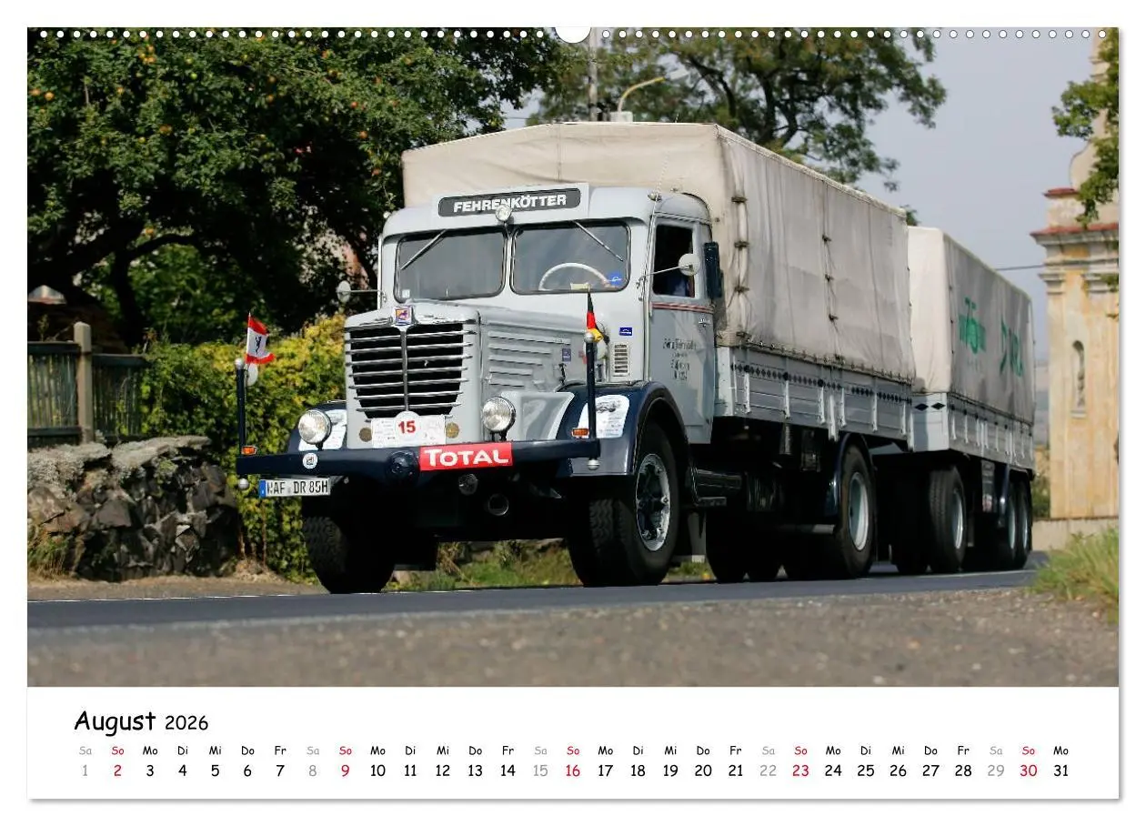Bild: 9783516208955 | Klassische Lastkraftwagen (hochwertiger Premium Wandkalender 2026...