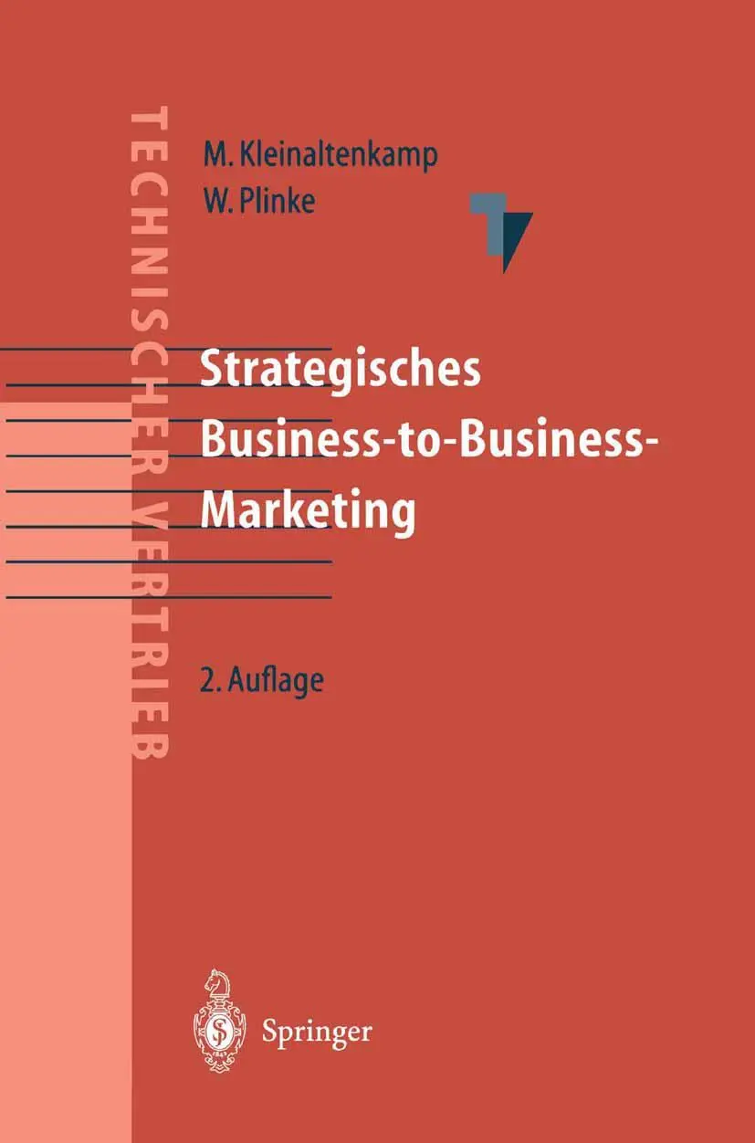 Cover: 9783642628955 | Strategisches Business-to-Business-Marketing | Wulff Plinke (u. a.)