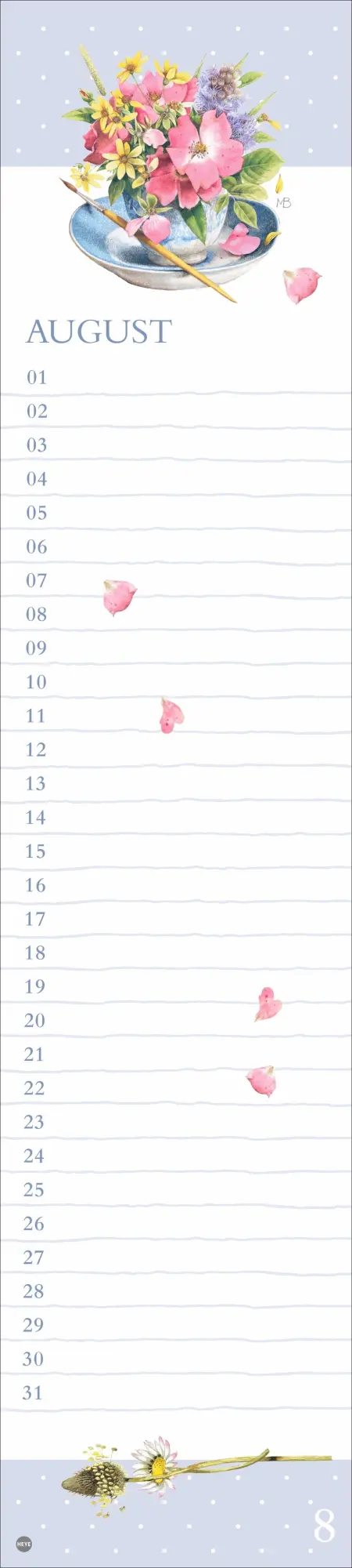 Bild: 9783756408955 | Marjolein Bastin: Geburtstagskalender Langplaner | Kalender | 13 S.