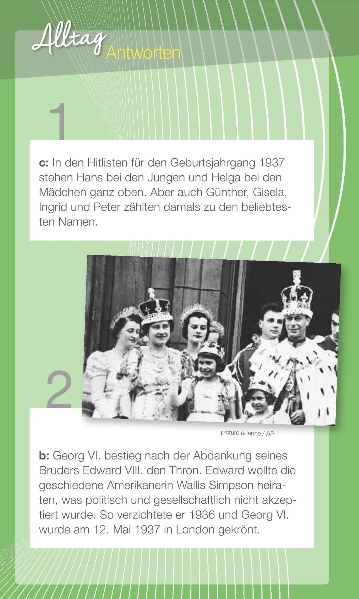 Bild: 9783831338955 | Wir vom Jahrgang 1937 - Das Quiz | Wartberg Verlag | Taschenbuch