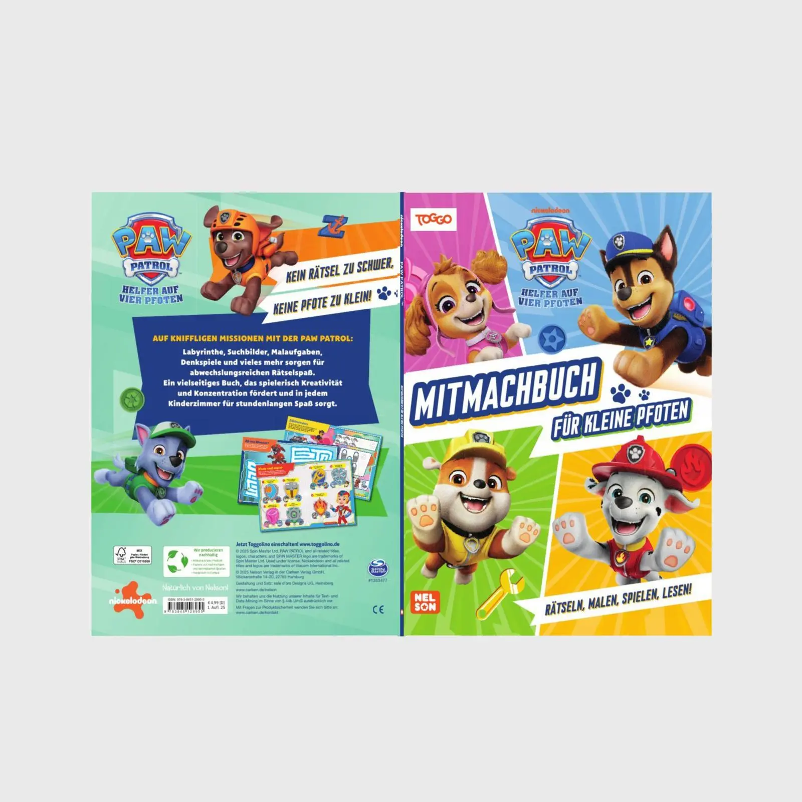 Bild: 9783845128955 | PAW Patrol Kindergartenheft: Mitmachbuch für kleine Pfoten | Buch