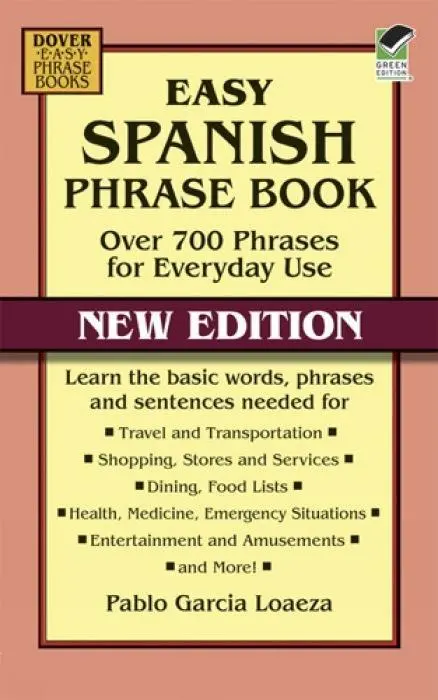 Cover: 9780486499055 | Easy Spanish Phrase Book New Edition | Pablo Garcia Loaeza | Buch