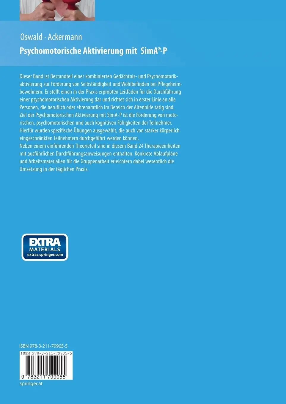 Rückseite: 9783211799055 | Psychomotorische Aktivierung mit SimA-P | Selbständig im Alter | Buch