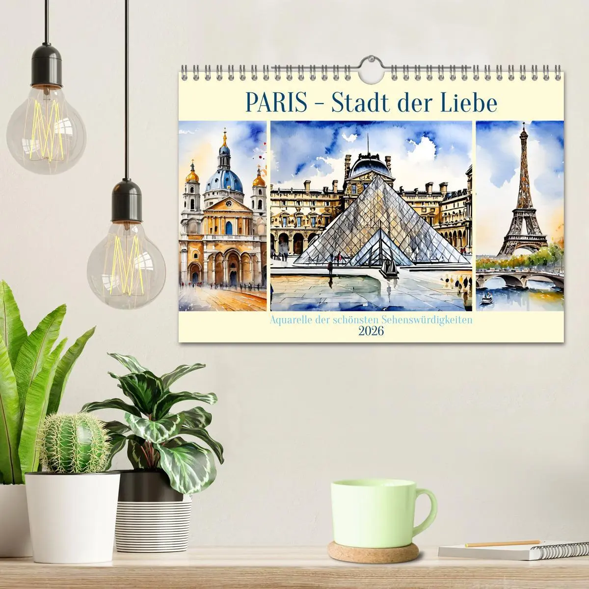 Bild: 9783457319055 | Paris - Stadt der Liebe (Wandkalender 2026 DIN A4 quer), CALVENDO...