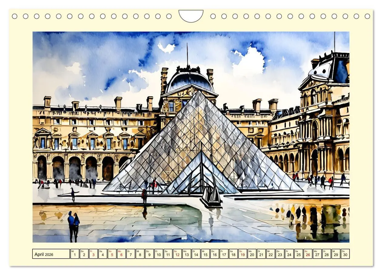 Bild: 9783457319055 | Paris - Stadt der Liebe (Wandkalender 2026 DIN A4 quer), CALVENDO...