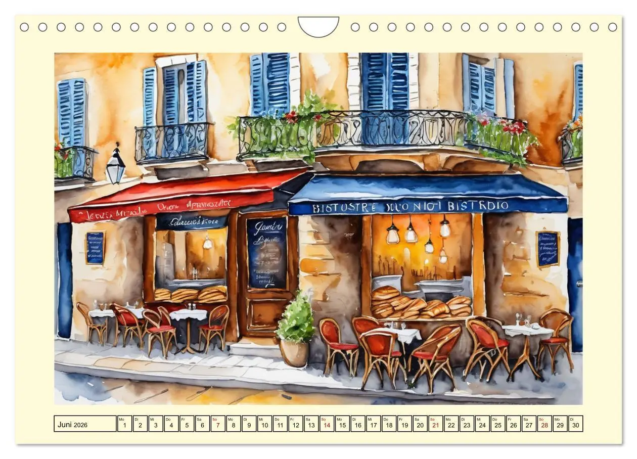 Bild: 9783457319055 | Paris - Stadt der Liebe (Wandkalender 2026 DIN A4 quer), CALVENDO...