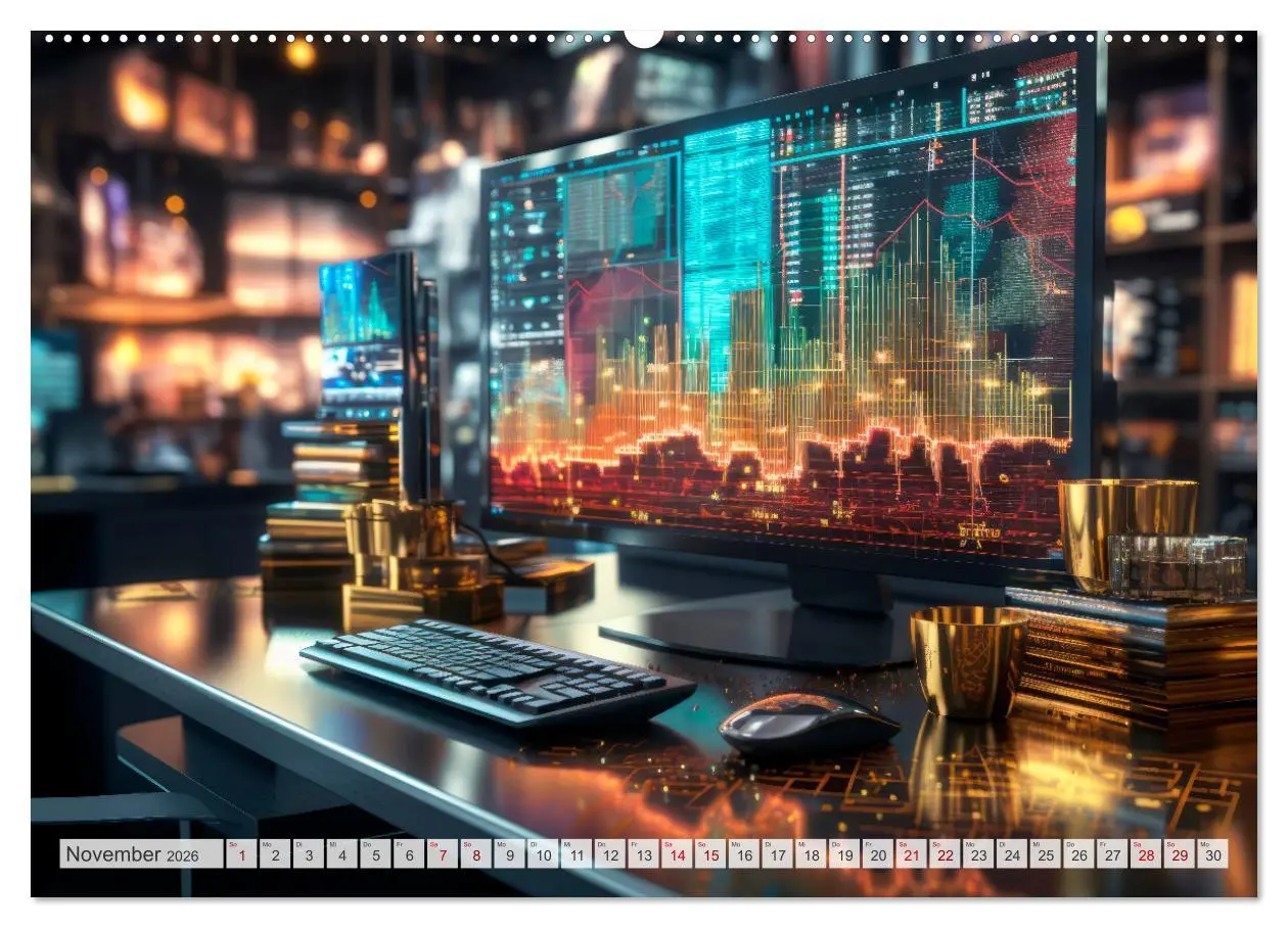 Bild: 9783457489055 | Krypto und Blockchain (Wandkalender 2026 DIN A2 quer), CALVENDO...