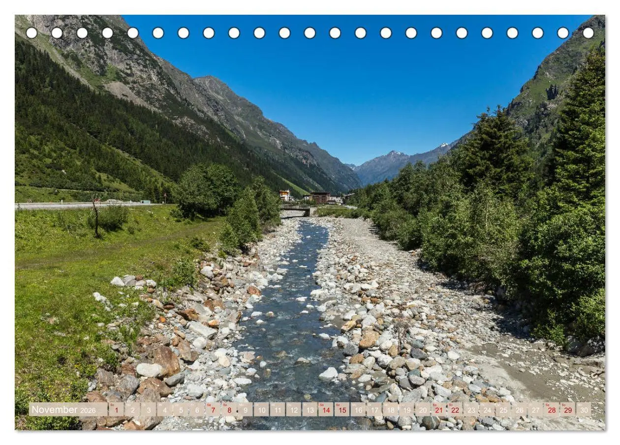 Bild: 9783457869055 | Pitztal in Bildern (Tischkalender 2026 DIN A5 quer), CALVENDO...