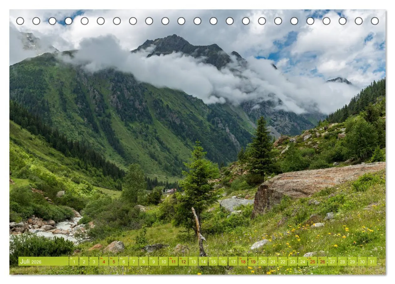 Bild: 9783457869055 | Pitztal in Bildern (Tischkalender 2026 DIN A5 quer), CALVENDO...