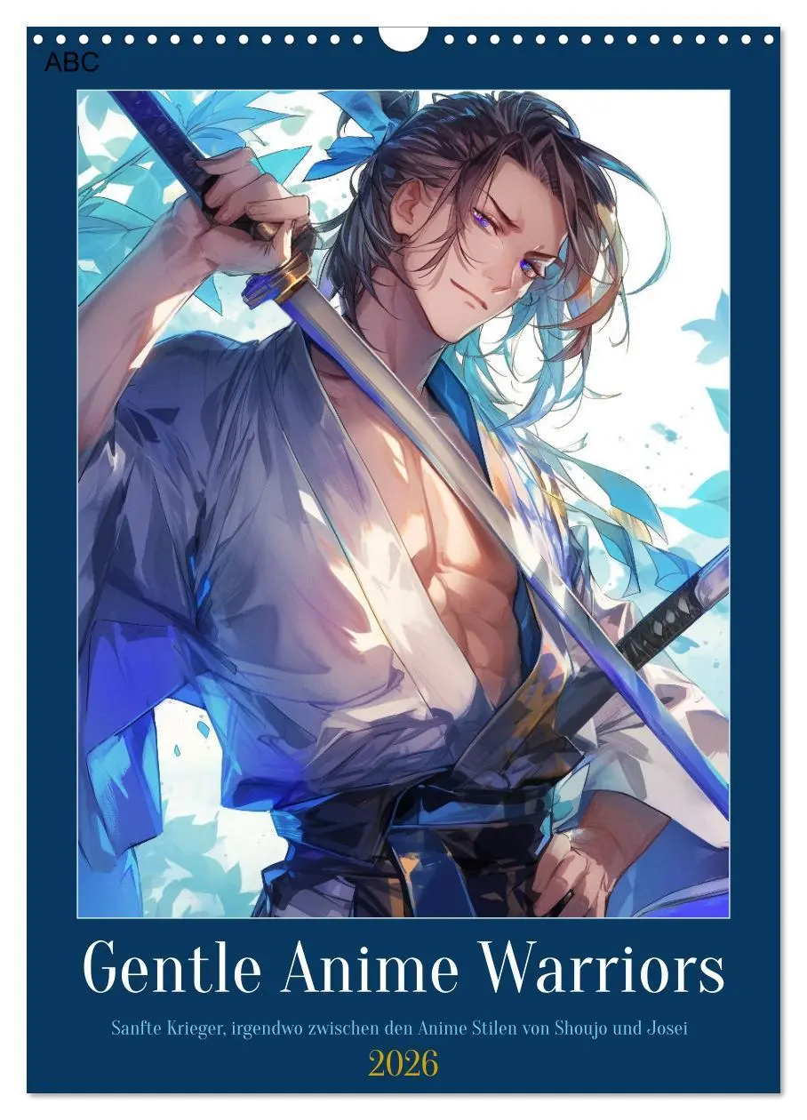 Cover: 9783516269055 | Gentle Anime Warriors (Wandkalender 2026 DIN A3 hoch), CALVENDO...