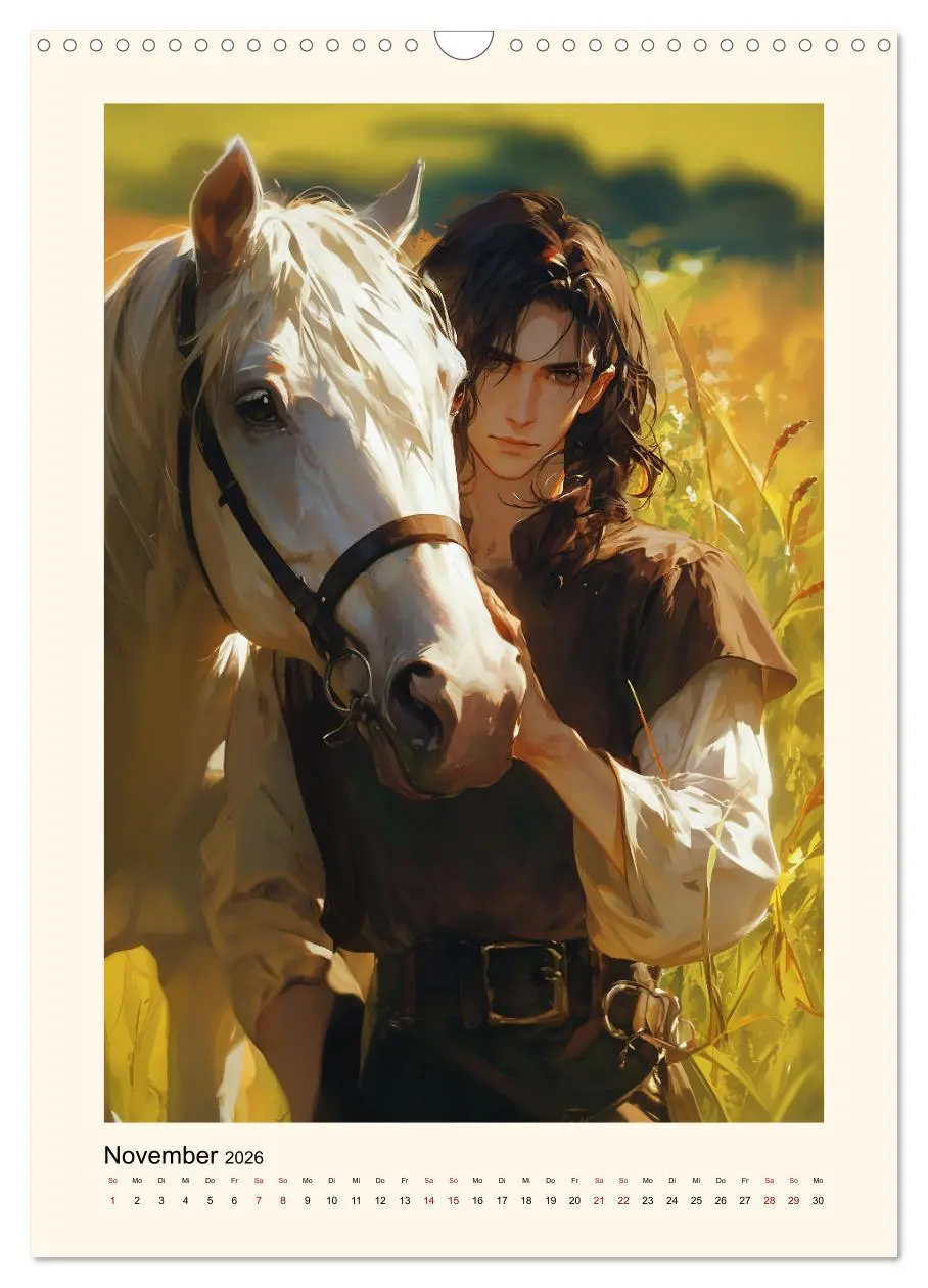 Bild: 9783516269055 | Gentle Anime Warriors (Wandkalender 2026 DIN A3 hoch), CALVENDO...