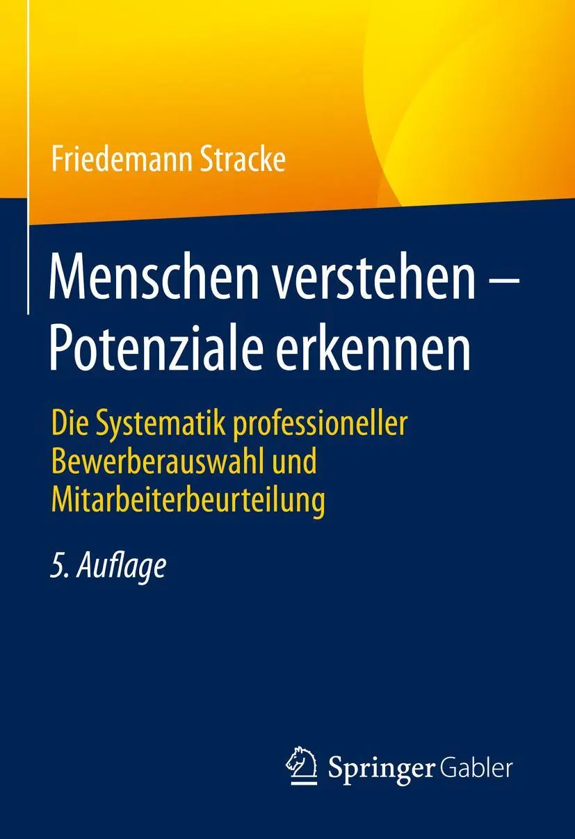 Cover: 9783658389055 | Menschen verstehen - Potenziale erkennen | Friedemann Stracke | Buch
